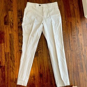 Bonobos pinstripe cotton slacks